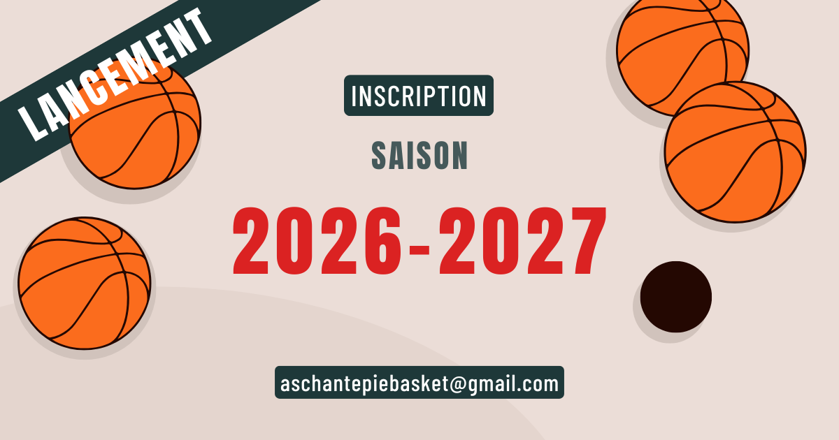 Inscriptions pour la saison 2026-2027