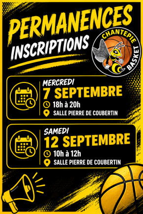 Permanences Inscriptions